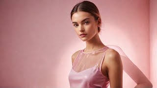 Pink Transparent Top Try On Haul [upl. by Wauters]