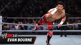 WWE 2K14 Community Showcase Evan Bourne Xbox 360 [upl. by Namyl]