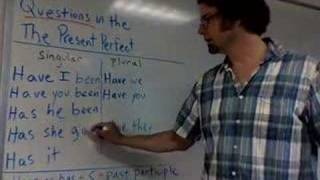 Questions in the Present Perfect Tense [upl. by Aiset]