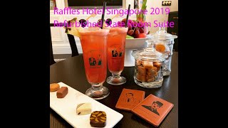 Raffles Hotel Singapore 2019 Renovated State Room Suite [upl. by Sadella13]