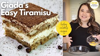 Celebrity Recipe Review Giadas Easy Tiramisu Dessert [upl. by Eiramanig]