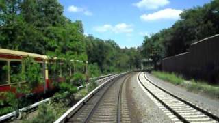 Führerstandsmitfahrt SBahn Berlin Wannsee  Zehlendorf [upl. by Paver348]