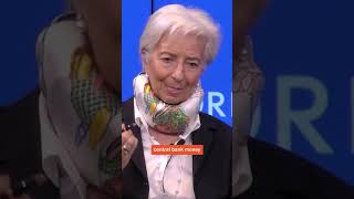 Lagarde tells Donald Trump to come visit her in Frankfurt politics [upl. by Clauddetta]