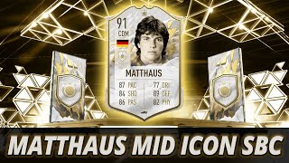 FIFA 22 MATTHAUS SBC CHEAPEST SOLUTION  NO LOYALTY [upl. by Oreste]