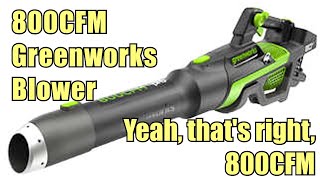 Greenworks 800CFM 80V blower Gen 3 model BLB479 Costco 1768240a revolutionary outdoor power tool [upl. by Mayer932]