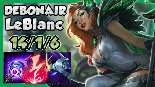 🧪💚 DEBONAIR LEBLANC DEMANDS AN AUDIENCE  PBE Skin Showcase  Erick Dota [upl. by Ardnazil957]