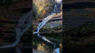 Dingman Falls in Pennsylvania in early November shorts waterfall pramitmitra dingmanfalls [upl. by Abey]