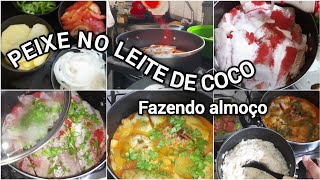 RECEITA PEIXE NO LEITE DE COCO 🐟🥥 [upl. by Callie]