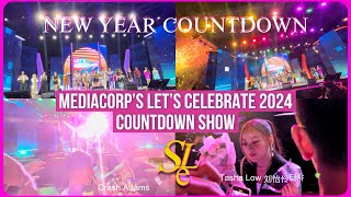 NEW YEAR COUNTDOWN  Mediacorp’s Let’s Celebrate 2024 countdown show  MARINA BAY [upl. by Eydie461]