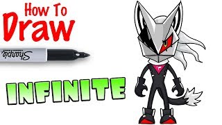 How to Draw Infinite from Sonic Forces [upl. by Kassey]