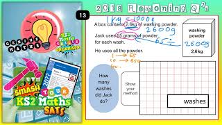 2018 KS2 Maths SATs Paper 3 Q13 [upl. by Inobe318]