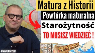 Matura z Historii  Co musisz wiedzieć ze starożytności na maturę z histori [upl. by Nerty]