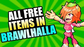 Every FREE Item in Brawlhalla and how to get them [upl. by Ettennaj]