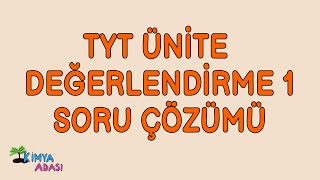 KİMYA BİLİMİ TYT KİMYA KİTABIMIZDAN SORU ÇÖZÜMÜ [upl. by Eceinhoj]