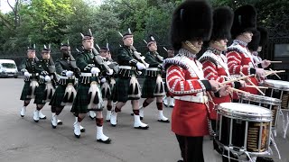 Mounting the Guards at Holyrood Palace [upl. by Yrhcaz]