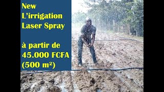 Incroyable IRRIGATION LASER SPRAY NEW [upl. by Zusman569]