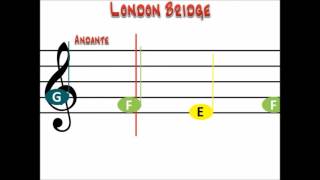 London Bridge For Boomwhackers® Andante [upl. by Cosimo421]