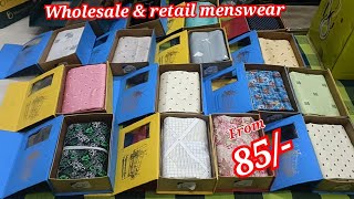 chickpet Bangalore wholesale and retail menswearFrom 85 onlySingle piece available [upl. by Steward]