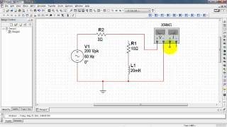 NI Multisim Measure average power and power factor with a wattmeter [upl. by Lavinia995]