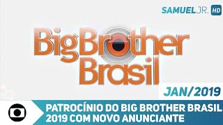 1080p Vinheta de Patrocínio do Big Brother Brasil 2019 com novo anunciante  Globo [upl. by Hallam316]