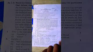 class 9 english paper 202425shorts [upl. by Ahseel]