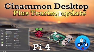 Cinnamon Desktop for Raspbian Raspberry Pi 4 plus another Tearing and Chromium update [upl. by Annoyt]