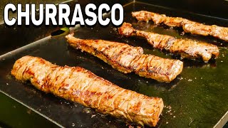 Churrasco Steak  Skirt Steak  Chimichurri  Blackstone Griddle [upl. by Namzed]