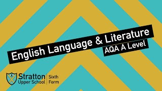 English Language amp Literature  AQA A Level [upl. by Emina]