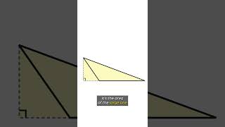 Area of a Triangle  Obtuse triangle maths youcandoit [upl. by Unni578]