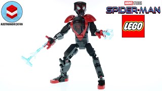 LEGO Marvel SpiderMan 76225 Miles Morales Figure Speed Build [upl. by Canotas]