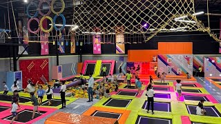 Zooper Trampoline amp Amusement Park Gurgaon Delhi NCR India 😀😀 [upl. by Germaine]