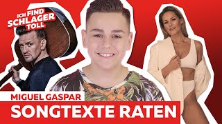 Kann Miguel Gaspar auch ohne die Schlagerkids punkten  Songtexte raten  Stars amp Stories [upl. by Ivie]