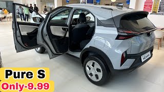 Tata Nexon Pure S 2024  Nexon Base model Sunroof Features Price Interior  Nexon RealLifeReview [upl. by Woodley]