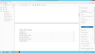 Adding a table of content in a PixelPerfect report  Qlik NPrinting [upl. by Mahgirb420]