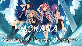 Aokana Four Rhythms Across the Blue Switch Opening 2 Wings of Courage Sora wo Koete [upl. by Giffard17]