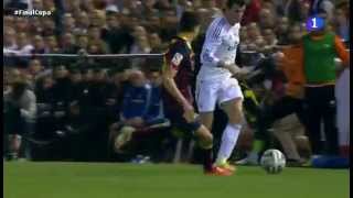 El GOLAZO de Bale en la final de Copa del Rey FC Barcelona 1  Real Madrid 2 [upl. by Weixel]