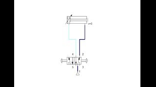 Simple ElectroPneumatic Circuit [upl. by Merilee515]