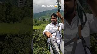 Awesome Zip Line zipline solangvalley manali shorts ytshort [upl. by Rubel]