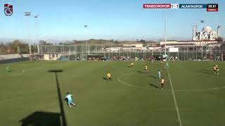 U19 Elit Ligi 11 Hafta  Trabzonspor  Alanyaspor [upl. by Sharman]