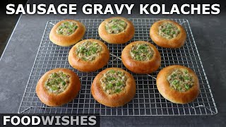 Sausage Gravy Kolache  Food Wishes [upl. by Wallas623]