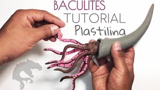 COMO HACER UN BACULITES DE PLASTILINAARCILLA PASO A PASO  POLYMER CLAY [upl. by Salvador995]