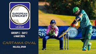 🔴 European Cricket League 2024  Group C Day 2  Cartama Oval Malaga Spain  T10 Live Cricket [upl. by Timoteo153]