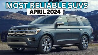 6 Most Reliable SUVs In The Market  April 2024 Update [upl. by Hevak223]