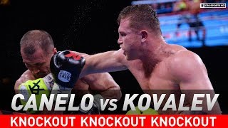 Canelo Alvarez stuns Sergey Kovalev with vicious TKO in the 11th round  Highlights  CBS Sports HQ [upl. by Bencion]