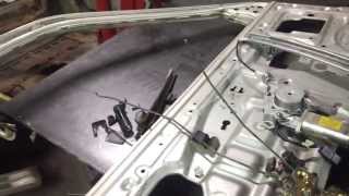 Door Window Seal Removal  WD21 Nissan Pathfinder [upl. by Atterol781]