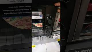 Walmart mainstays 6 slice toaster oven 69 bucks had to buy it big [upl. by Issie]