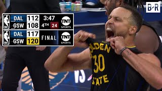 Steph Curry Scores Warriors Final 12 Points in WILD Ending vs Mavs [upl. by Barger]