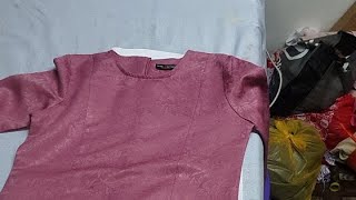 How to sewing baju kurung moden [upl. by Jerol957]