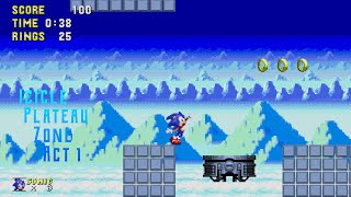 Icicle Plateau Zone Act 1 Music Remastered  Classic Sonic Simulator  Breach Project OST [upl. by Ailama732]