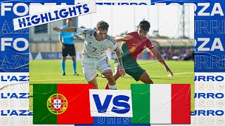 Highlights PortogalloItalia 51  Under 19 EURO 2023 [upl. by Batish808]